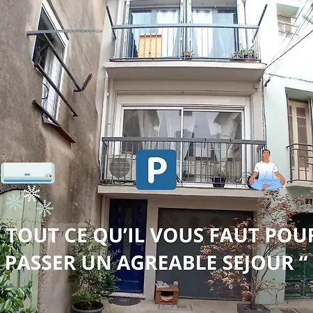 Feriehus Maison Charmante Clim Et Balcon En Centre Marseillan (Herault)